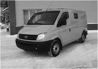 Спецавтомобиль бронированный на базе автомобиля «LDV MAXUS»